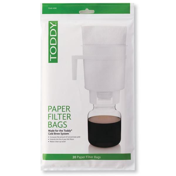 Toddy Cold Brew Coffee Paper Filter Bags (20 Pack)